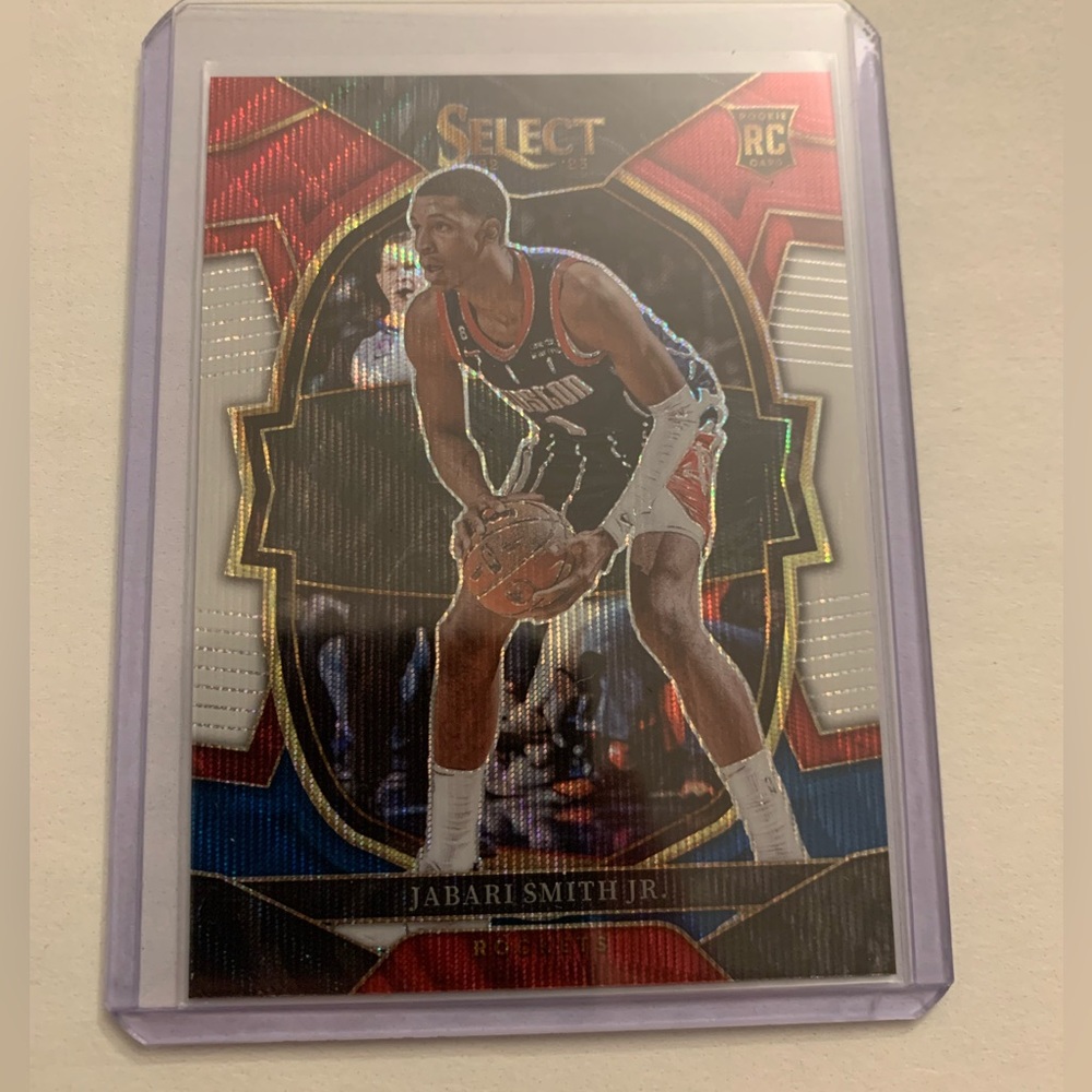 2022-23 Select Jabari Smith Jr Concourse Tri-Color Prizm Rookie RC #69 Rockets